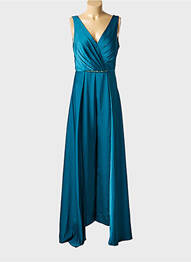 Rochie lungă fără mâneci fără mâneci verde LAUTINEL PARIS femme