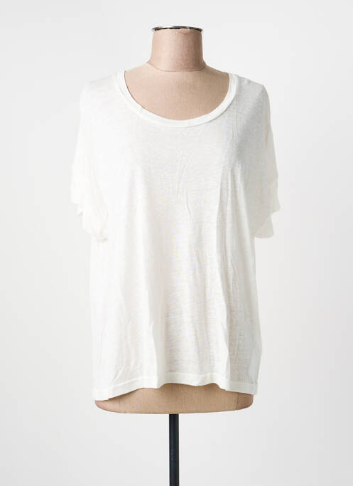 Tricou elasticitate mâneci scurte bej KANOPE femme
