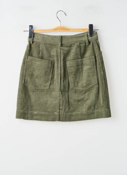 Fustă scurtă buzunare verde LAURE + MAX femme