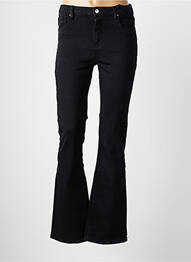 Pantalon evazat croială evazată negru QUEEN HEARTS femeie