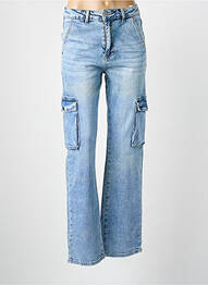 Blugi cu croială dreaptă buzunare albastru WATER JEANS femeie