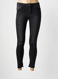 Pantalon slim conic negru BLUE RAGS femeie