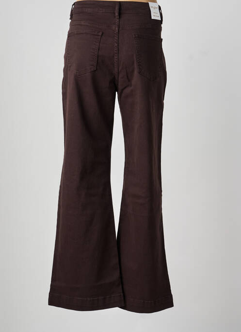 Pantalon evazat croială evazată maro ZAC & ZOE femme