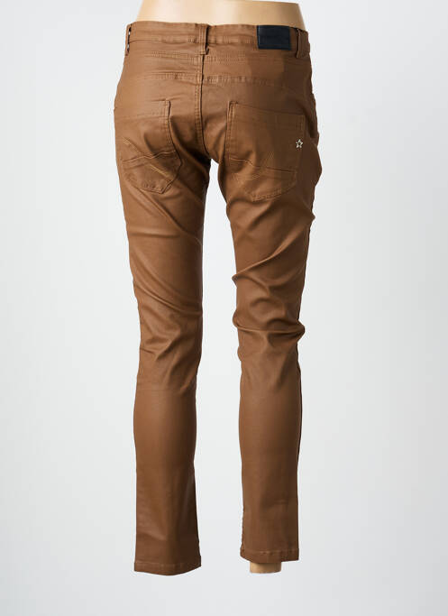 Pantalon slim buzunare maro PLACE DU JOUR femme