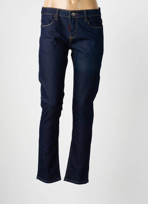 Blugi cu croială slim buzunare albastru DENIM femme