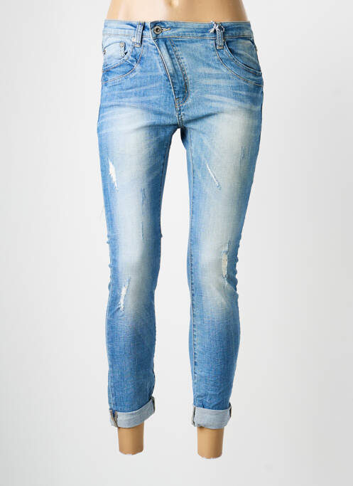Blugi skinny buzunare albastru REMIXX femme