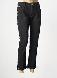 Pantalon 7/8 elasticitate mărime normală negru ZAC & ZOE femme