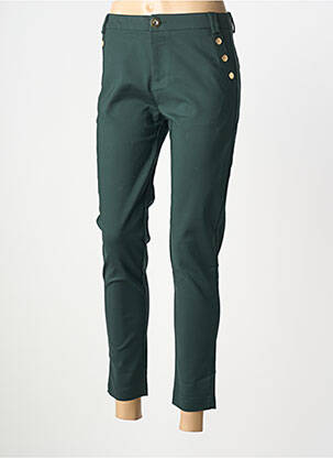 Pantalon 7/8 elasticitate mărime normală verde CHIC & JEUNE femeie