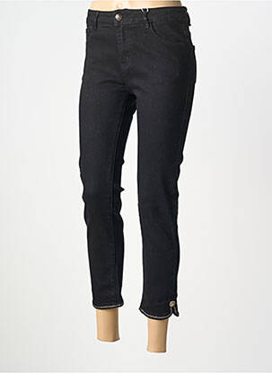Pantalon 7/8 elasticitate mărime normală negru ONADO femeie