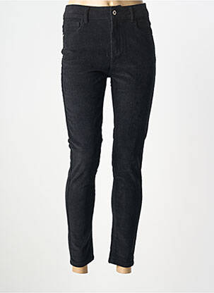 Pantalon slim elasticitate mărime normală negru SARAH JOHN femeie