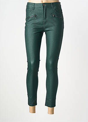 Pantalon 7/8 elasticitate mărime normală verde NINA CARTER femeie
