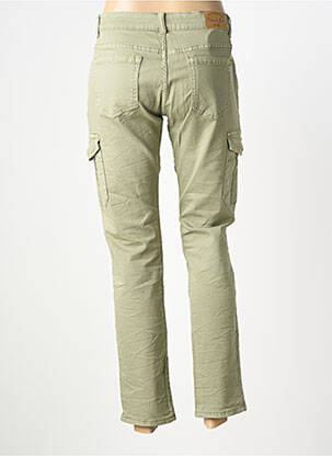 Pantalon cargo buzunare mărime normală verde PLACE DU JOUR femeie