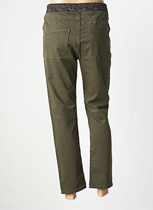 Pantalon 7/8 elasticitate mărime normală verde ONADO femeie