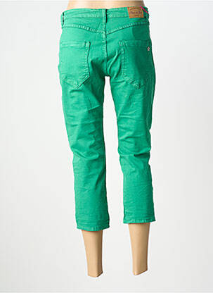 Pantalon trei sferturi elasticitate mărime normală verde PLACE DU JOUR femeie