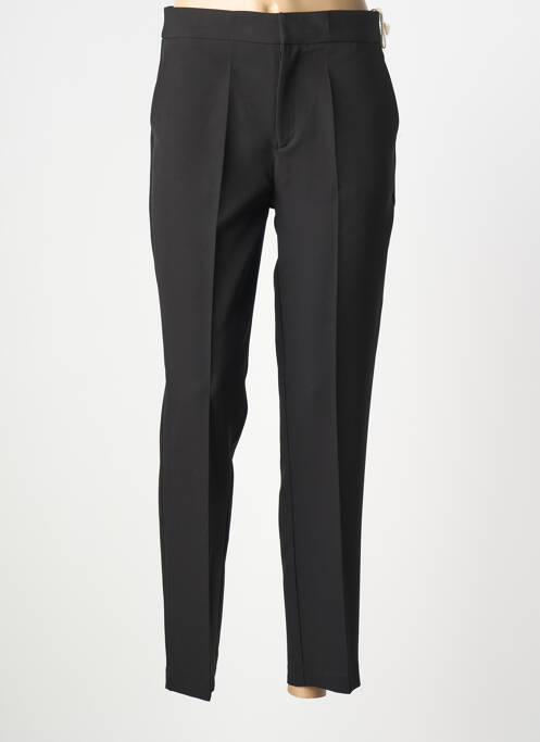 Pantalon slim țesătură poplin mărime normală negru EMABLUES femme