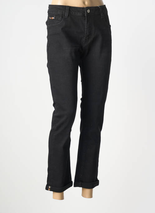 Pantalon 7/8 elasticitate mărime normală negru ZAC & ZOE femme