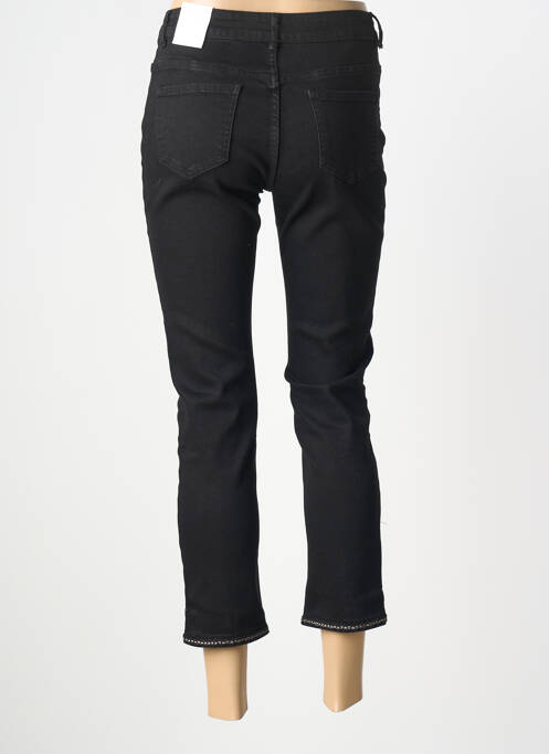 Pantalon 7/8 elasticitate mărime normală negru ONADO femme