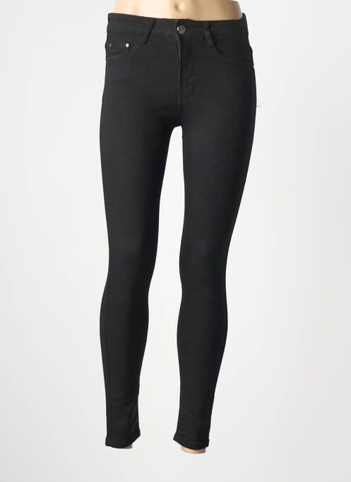 Blugi skinny elasticitate talie joasă negru REALTY femme