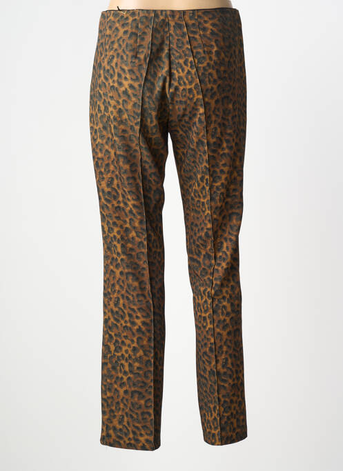 Pantalon drept țesătură poplin mărime normală galben EMABLUES femme
