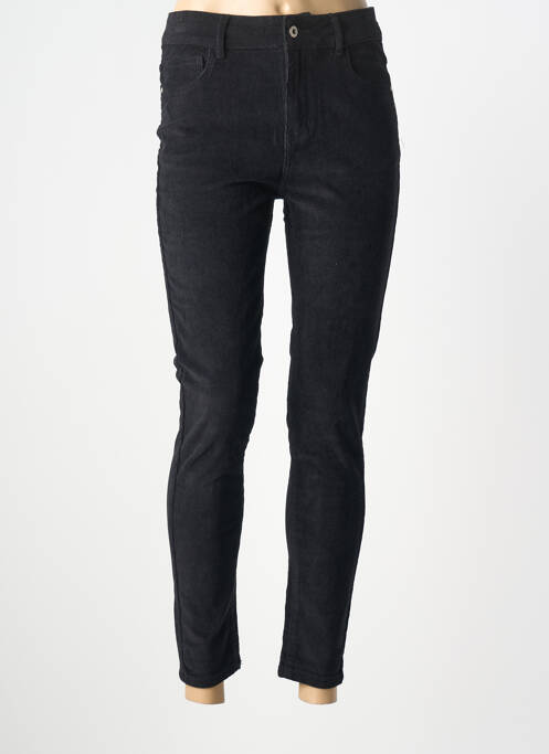 Pantalon slim elasticitate mărime normală negru SARAH JOHN femme