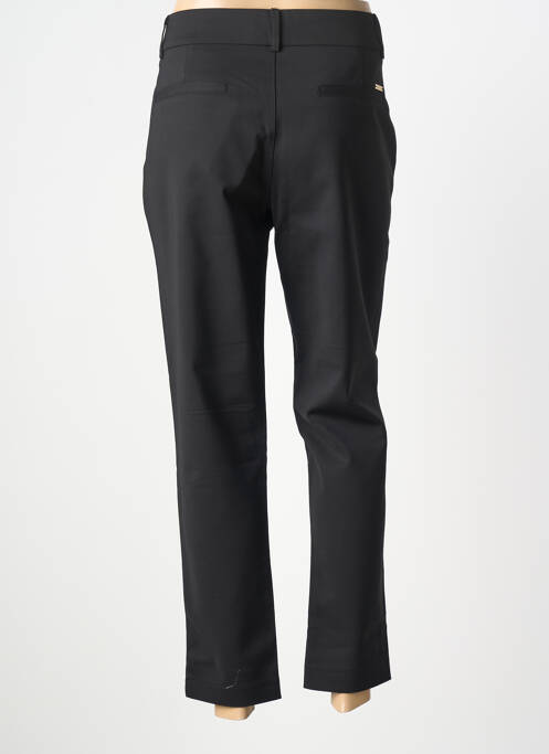 Pantalon slim țesătură poplin mărime normală negru CHIC & JEUNE femme