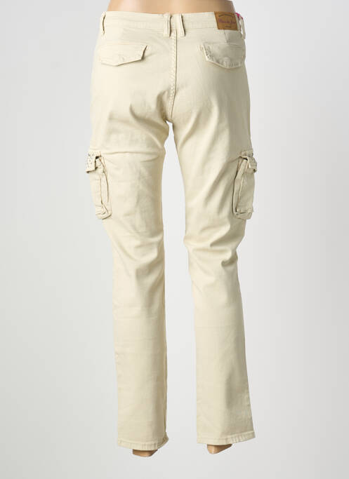 Pantalon slim elasticitate mărime normală bej PLACE DU JOUR femme