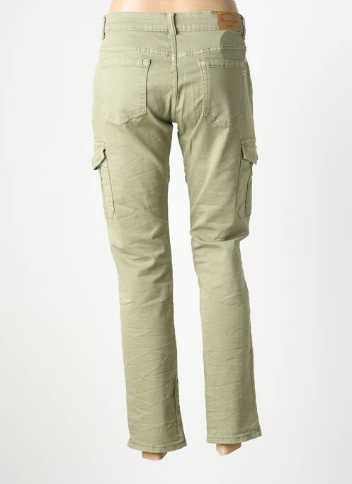 Pantalon cargo buzunare mărime normală verde PLACE DU JOUR femme