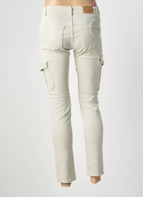 Pantalon cargo buzunare mărime normală bej PLACE DU JOUR femme