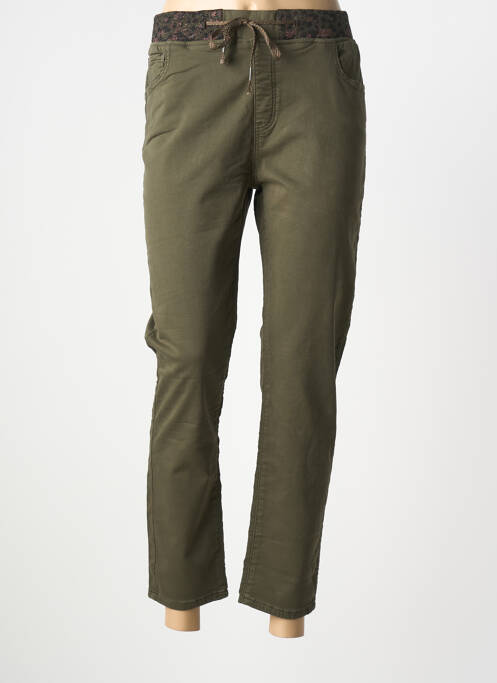 Pantalon 7/8 elasticitate mărime normală verde ONADO femme