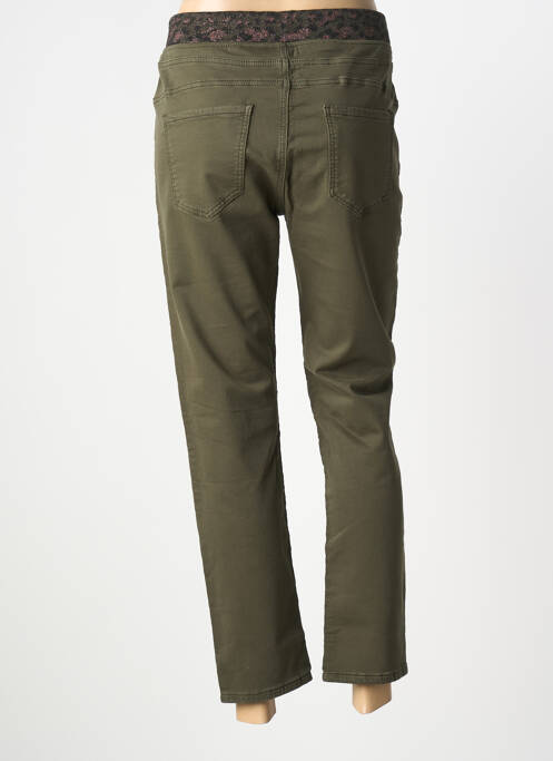 Pantalon 7/8 elasticitate mărime normală verde ONADO femme