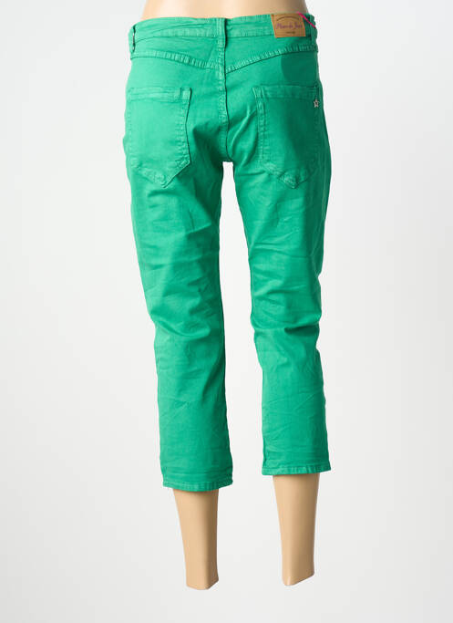 Pantalon trei sferturi elasticitate mărime normală verde PLACE DU JOUR femme