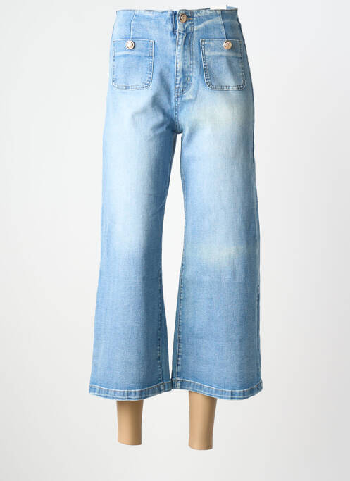 Pantalon trei sferturi elasticitate mărime normală albastru ONADO femme