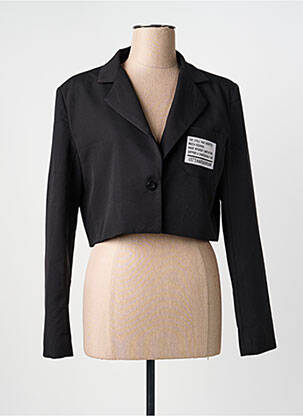 Jachete casual guler tip costum negru AÏKHA femeie