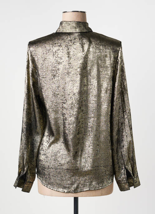 Cămașă croială dreaptă mâneci lungi auriu SUZZY & MILLY femme