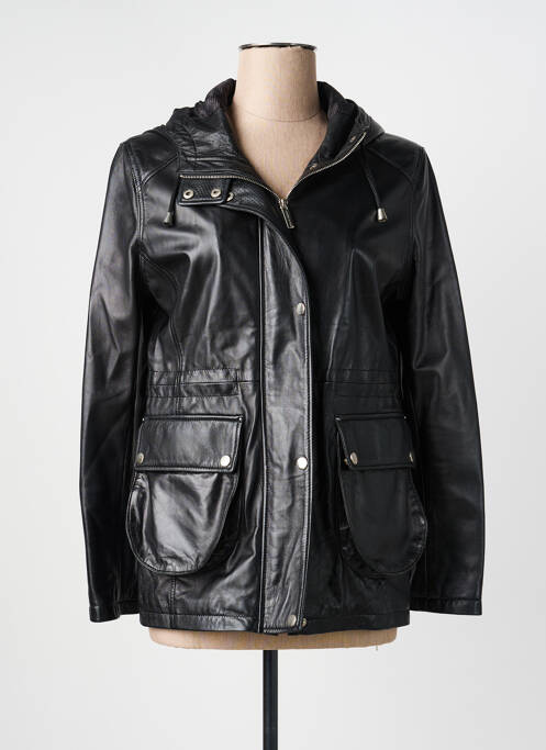 Geacă din piele buzunare negru NOUHAILA CUIR femme