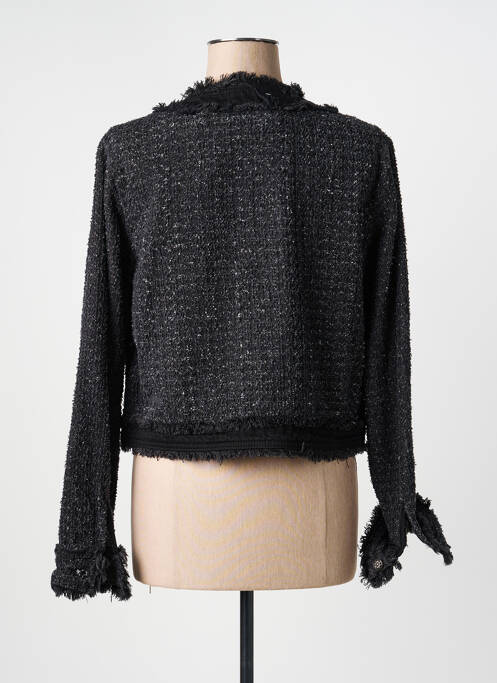 Jachete casual guler rotund negru PLACE DU JOUR femme