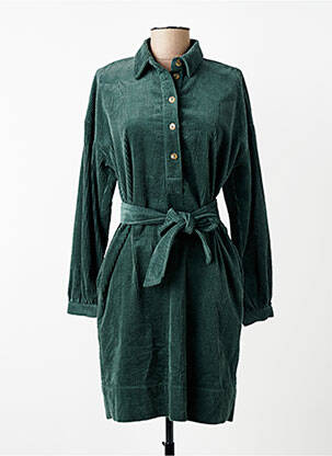 Rochie midi mâneci lungi mâneci lungi verde RIVER WOODS femeie