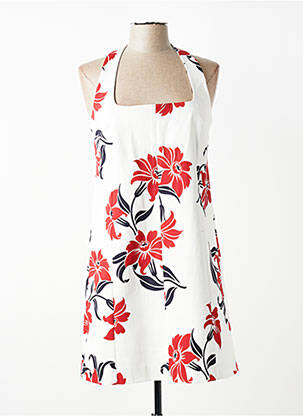 Rochie midi imprimeu floral fără mâneci roșu TARA JARMON femme