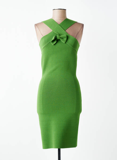 Rochie midi fără mâneci fără mâneci verde TARA JARMON femme