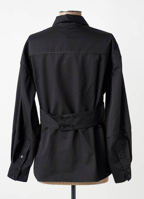 Cămașă croială cambrată mâneci lungi negru BLEU BLANC ROUGE femme