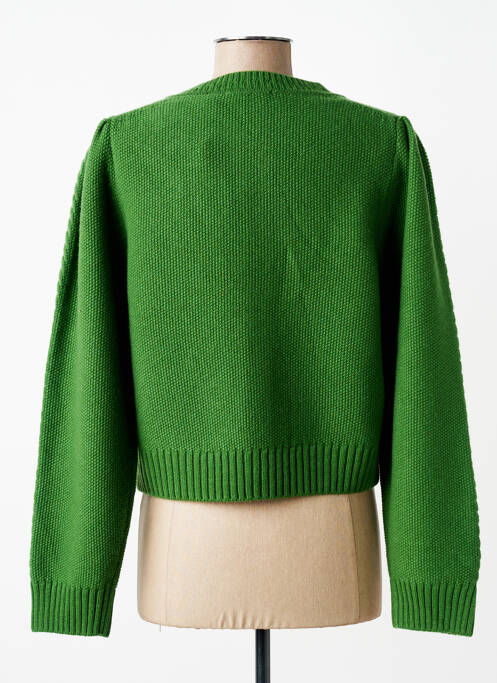 Vestă cu mâneci lungi elasticitate verde TARA JARMON femme