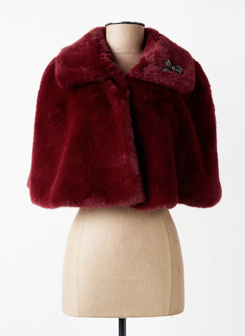 Bolero efect material satinat roșu JOSEPH RIBKOFF femme