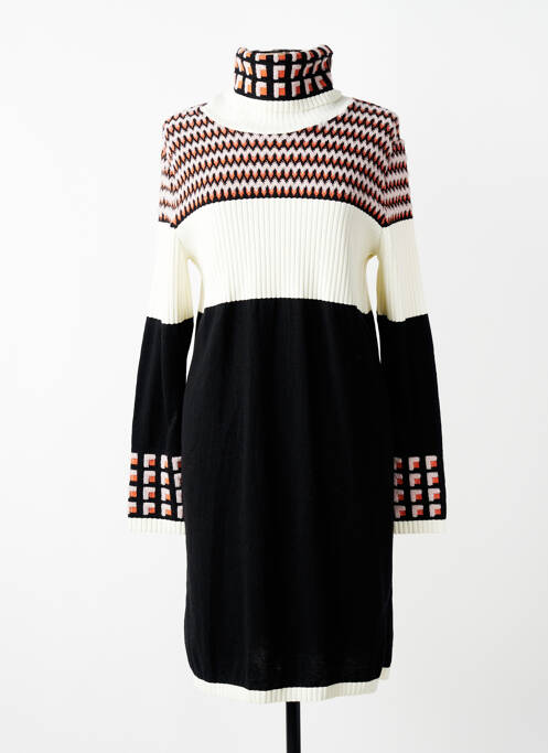 Rochie pulover elasticitate mâneci lungi negru TRICOT CHIC femme