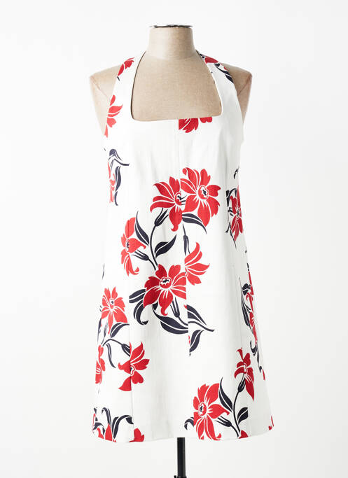 Rochie midi imprimeu floral fără mâneci roșu TARA JARMON femme