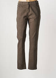 Pantalon drept elasticitate mărime normală verde IMPAQT femme