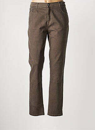 Pantalon drept elasticitate mărime normală verde IMPAQT femme