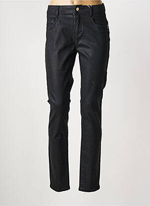 Pantalon slim țesătură acoperită mărime normală negru C'EST BEAU LA VIE femeie