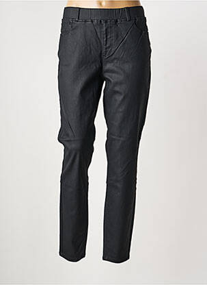 Pantalon slim talie elastică mărime normală negru CISO femeie