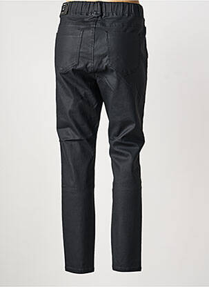 Pantalon slim talie elastică mărime normală negru CISO femeie
