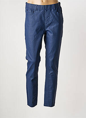 Pantalon slim talie elastică mărime normală albastru CISO femme